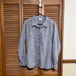 Columbia Blue Button Down Shirt
